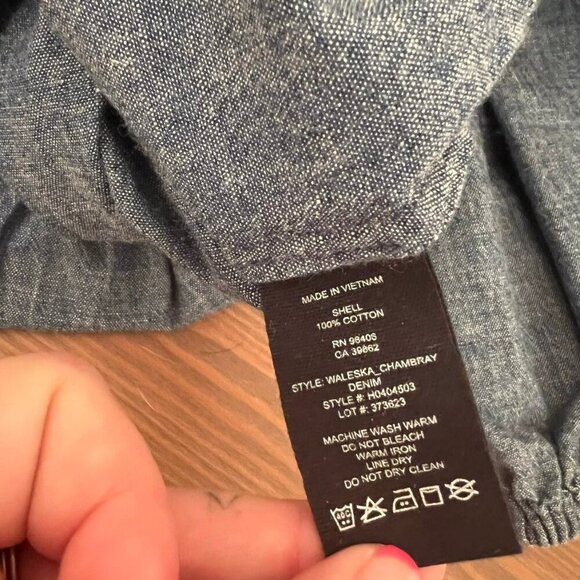 Theory Denim Top - Picture 6 of 6